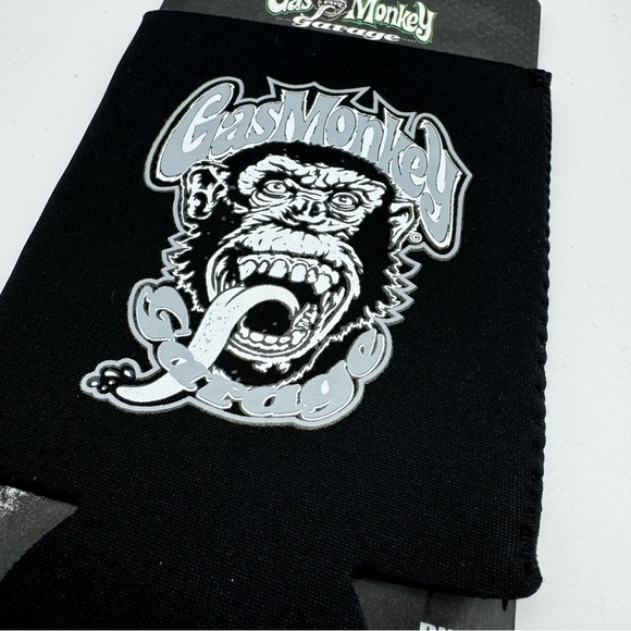 Gas Monkey Koozies Set of Two Black For Beers or Soda Cans - Picture 4 of 8